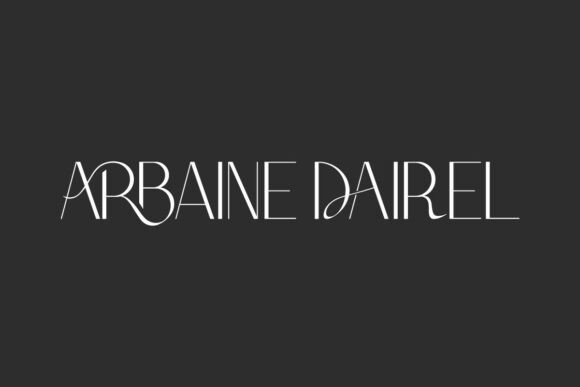 Arbaine Dairel: The Elegant Display Typeface for Modern Web Design