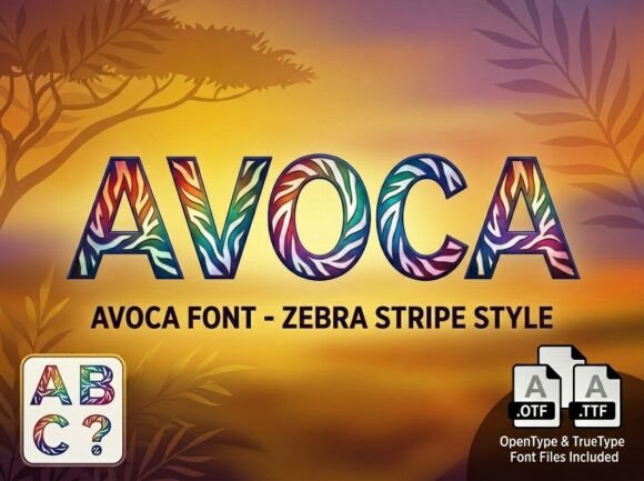 Avoca: The Premium Display Typeface That Transforms Campaign Visuals