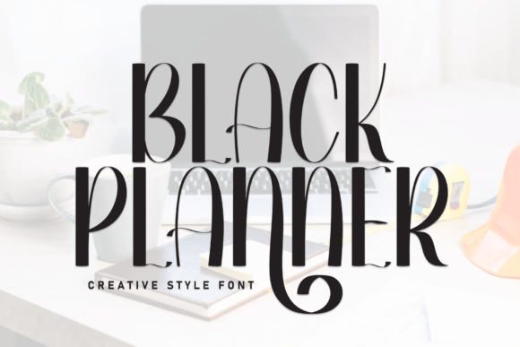 Black Planner: The Handwritten Typeface That Elevates Digital Branding