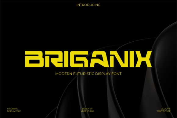 Briganix: A Futuristic Typeface for Modern Web Design