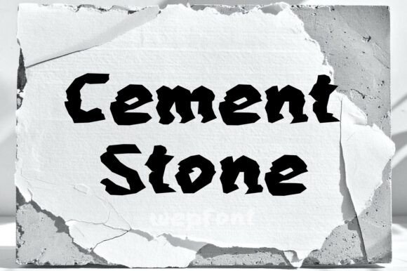 Cement Stone: The Industrial Typeface for Bold Web Design