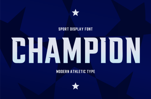 Champion Geometric Typeface: The Bold Display Font for Editorial Design