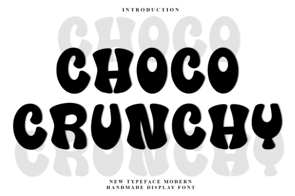 Choco Crunchy Font for Festive Craft Projects