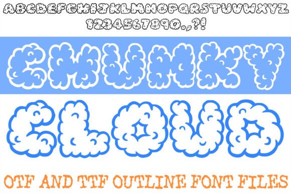 Chunky Cloud: A Dreamy Display Typeface for Editorial Design