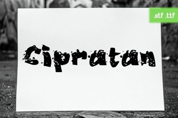 Cipratan: The Bold Display Typeface for Handmade Brands