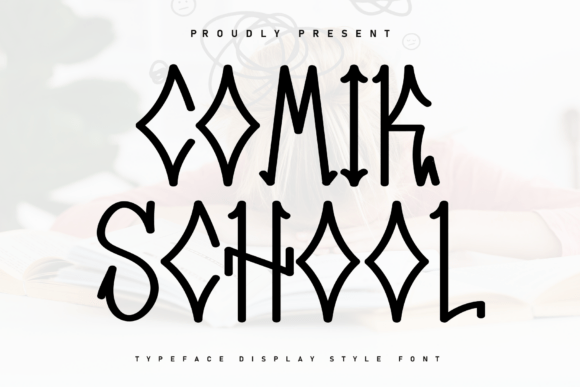 Comik School: A Playful Display Font for Creative Projects