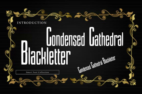 Condensed Cathedral: A Gothic-Inspired Font for Bold Campaigns