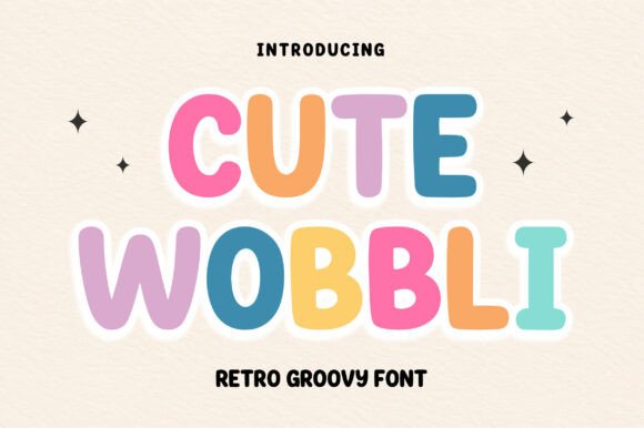 Cute Wobbli: The Playful Typeface That Brings Handmade Magic to Life