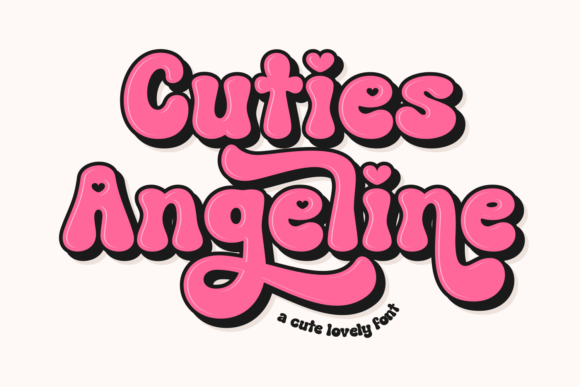 Cuties Angeline Font for Web Design