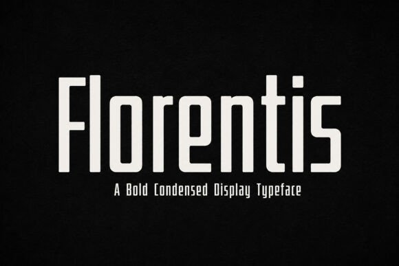 Florentis: A Bold Display Typeface for Modern Editorial Design
