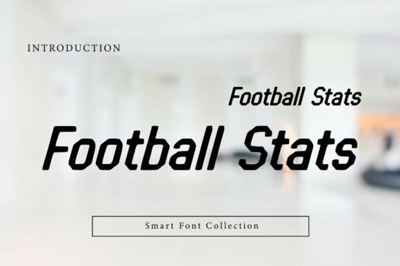 Football Stats: A Sporty Font for Bold Branding