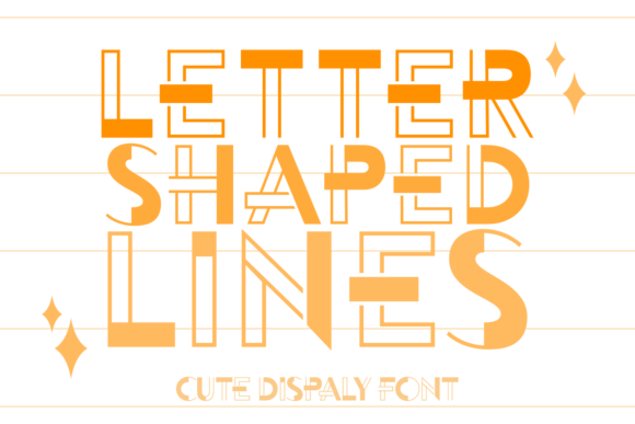 Letter Shaped Lines: A Creative Font for Strong Brand Identity