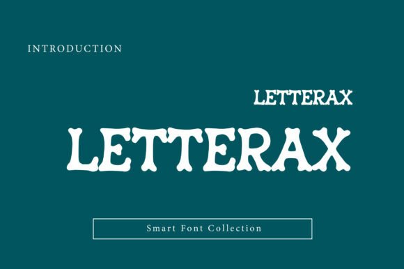 Letterax: A Bold Display Font for Playful Brand Identities