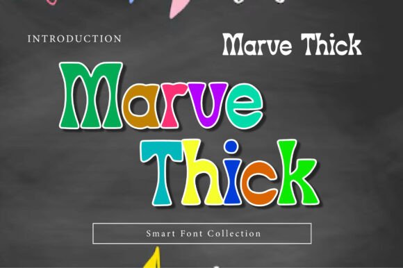 Marve Thick: The Bold Display Font for Memorable Brand Identities