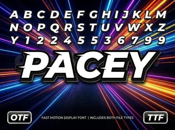 Pacey: The Premium Display Font for High-Impact Marketing