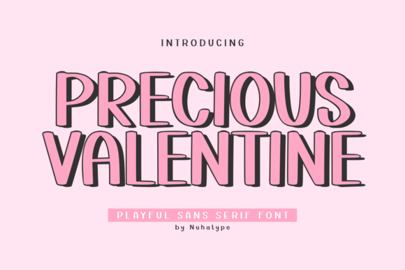 Precious Valentine: A Romantic Display Typeface for Modern Branding