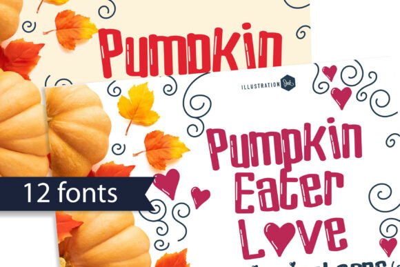 Pumpkin Eater: A Playful Font for Autumn Branding