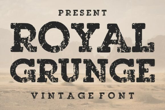 Royal Grunge: The Bold Display Typeface for Scroll-Stopping Campaigns