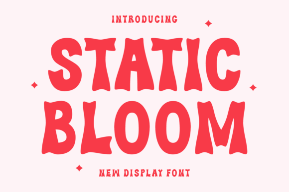 Static Bloom: A Vivacious Display Font for Editorial Design