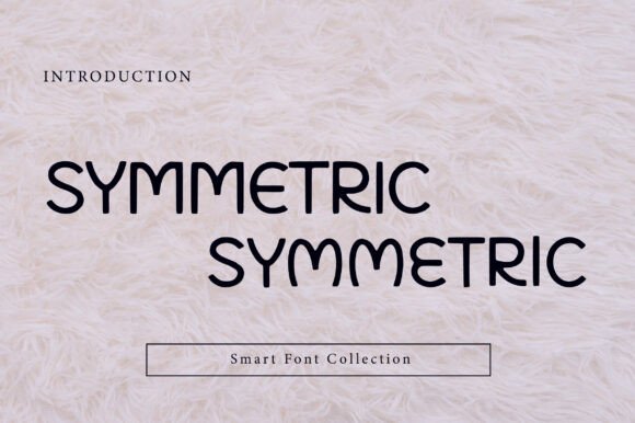 Symmetric: The Perfect Display Font for Handmade Products