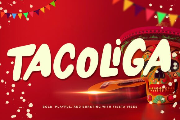 Tacoliga: A Playful Display Font for Bold Editorial Design