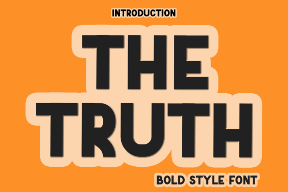 The Truth Font for Festive Branding