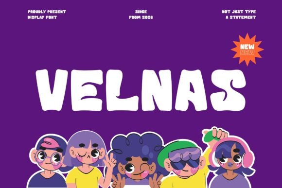 Velnas: The Modern Display Font That Elevates Editorial Design